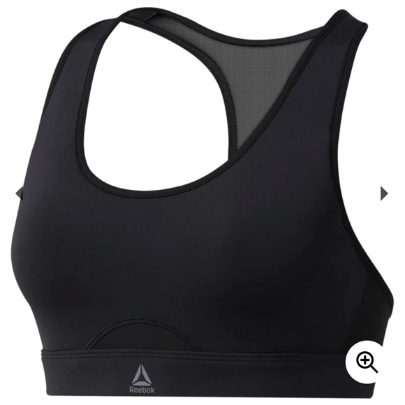 🤍 NWT Reebok Black Sports Bra Size S 🤍 - Picture 4 of 8